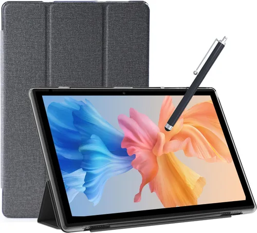 Tableta Android, tabletas de 10 pulgadas con funda, 6 GB de RAM+64 GB de ROM/1 TB Tableta expandible, procesador de cuatro núcleos de 1.8 GHz,