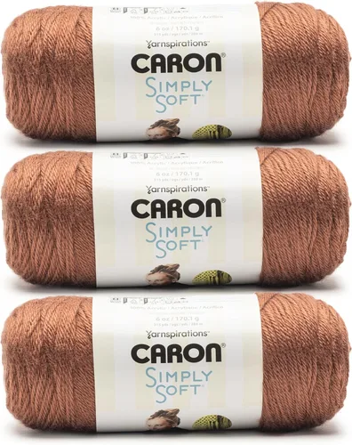Miniatura 46 de Caron Simply Soft - Hilo verde militar, paquete de 3 unidades de 6.00 oz/6 onzas, 100% acrílico, peinado #4 (mediano), 315 yardas, tejido/ganchillo