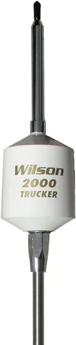 Miniatura 2 de Wilson 305-497 Serie T2000 Antena móvil negra para camionero CB con eje de 10 pulgadas Látigo de acero de 49 pulgadas 3500 vatios AM Antena