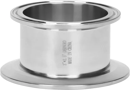 Miniatura 25 de DERNORD Reductor Concéntrico Sanitario Abrazadera Triple Trébol de Acero Inoxidable 304 Tapa de Montaje Sanitaria Reductora