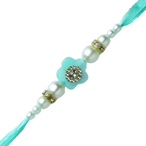 Miniatura 8 de Aditri Creation Rakhi Lumba Juego de 4 Rakhi para hermano y Bhabhi Bhaiya Bhai Rakhi Juego de 4 pares de hilos Rakhi Dora, paquete de regalo
