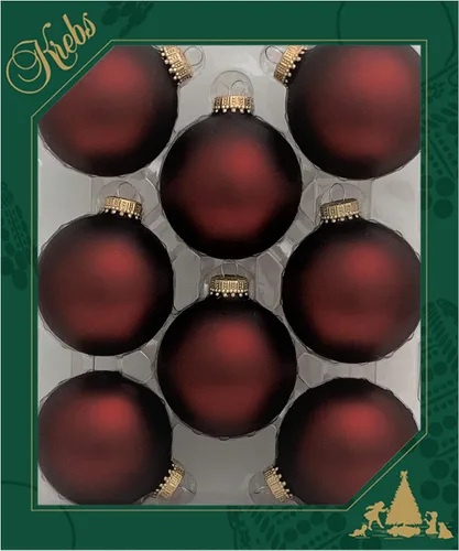 Miniatura 12 de Christmas by Krebs - Esferas de vidrio para Navidad, fabricadas en Estados Unidos, de diseño y sin uniones Brillante Victoria Azul