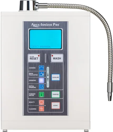 Aqua Ionizer Deluxe 7.0 | Ionizador de agua | Sistema de filtración de agua alcalina | Produce pH 4.5-11.0 | ORP de hasta -800 mV | 4000 litros por