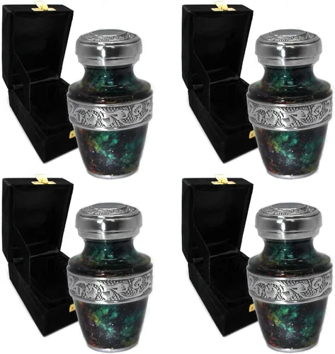 Miniatura 21 de Aurora Borealis Urna de cremación para cenizas para adultos, hombres y mujeres, Urnas de cremación personalizadas para cenizas humanas, urnas