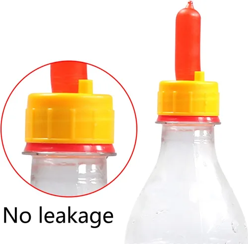 Miniatura 4 de 10 Uds. Leche de cordero Beber pezón de alimentación de enfermería de ovejas para biberones de animales huérfanos rojo