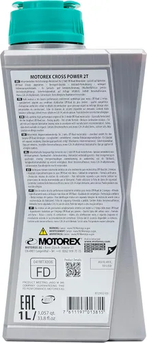 Miniatura 5 de Motorex Cross Power, aceite 2T, 1 l 171-204-100