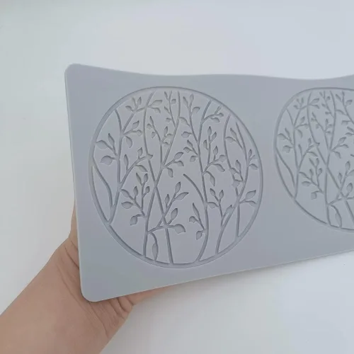 Miniatura 9 de Molde de encaje de silicona, tapete de encaje para pastel de boda, molde de decoración de pastel de coral, tapetes de impresión de fondant de flores
