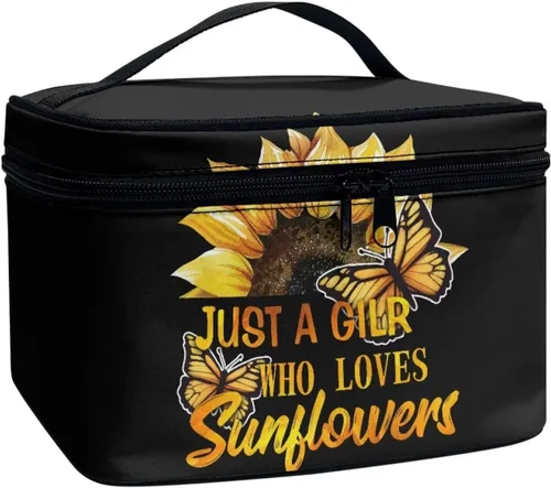 Miniatura 11 de JoyLamoria Bolsa de Maquillaje Portátil Bolsa de Cosméticos de Viaje Bolsa de Maquillaje con Gran Capacidad Bolsa con Cremallera, Aztec Southwestern