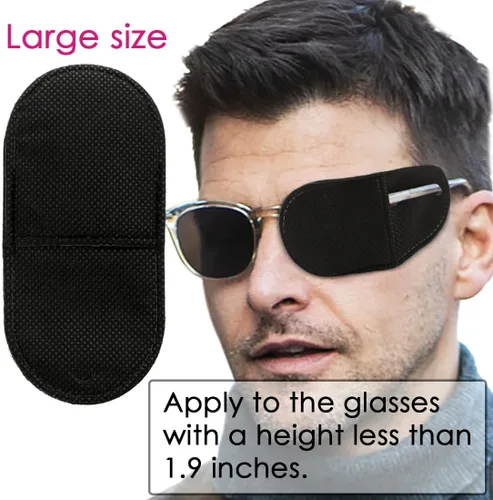 Miniatura 3 de Parches para ojos para adultos y niños, parche para ojos para lentes para tratar ojos perezosos, ambliopía, estrabismo para ojos izquierdos