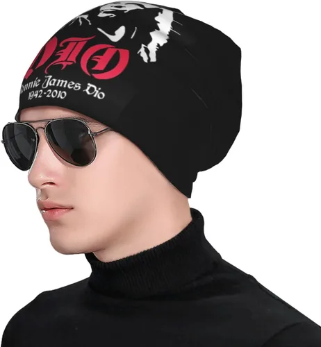 Miniatura 2 de Ronnie Rock James Dio - Gorro de punto para hombre y mujer, color negro, Negro