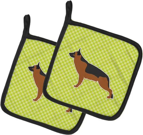Miniatura 77 de Caroline's Treasures BB3567PTHD - Juego de soportes para ollas de cocina resistentes al calor, almohadillas calientes para cocinar, hornear, Copo