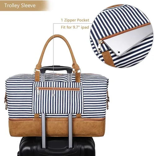 Miniatura 5 de Plambag - Bolsa de lona grande para el fin de semana impermeable tamaño grande PB0167DB