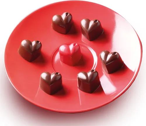 Miniatura 3 de Silikomart Molde de silicona para chocolate fácil, corazones