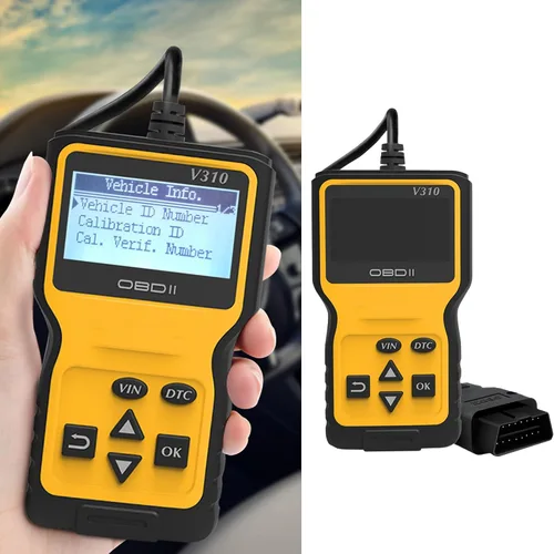 Lector de códigos de escáner OBD2 para automóvil para comprobar el motor, leer y borrar códigos de falla, verificar el estado del monitor de