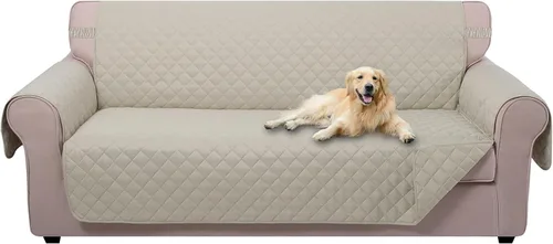 Miniatura 72 de U-NICE HOME Funda de sofá reversible para perros con correas elásticas, resistente al agua, protector de muebles para mascotas, funda de sofá