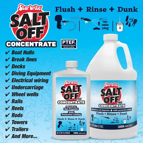 Miniatura 3 de STAR BRITE Salt Off Concentrado - Removedor de sal definitivo para lavado y descarga de motor marino para barcos, vehículos, remolques y más - 128
