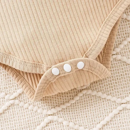Miniatura 6 de Ropa de bebé niña recién nacida manga larga con volantes mameluco falda corta pantalones pantalones Leporad diadema trajes para bebés