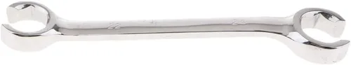 Llave de tuerca acampanada, llave de tubo de freno, llave de extremo abierto doble para tubo de combustible compensado, acero al cromo vanadio,