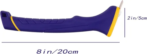 Miniatura 6 de MANUFORE Raspador De Pintura De Agarre Suave Con Contorno, 6 Piezas De Cuchillas De Acero Inoxidable Diferentes Para Eliminar Pintura, Barniz