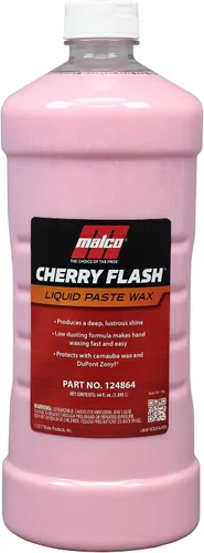 Miniatura 9 de Malco Cherry Flash - Cera de pasta líquida para autos – Protege y dale brillo a tu vehículo/La forma más fácil de encerar manualmente tu auto/Brillo