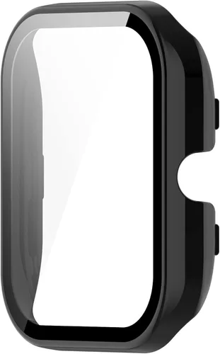 Miniatura 6 de Paquete de 2 protectores de pantalla compatibles con Amazfit GTS 4 Mini, pantalla de vidrio templado + fundas protectoras de policarbonato mate