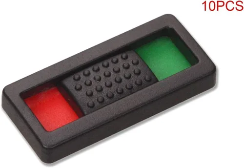 Indicador de pantalla de alimentación de batería, marcador deslizante con etiqueta adhesiva de registro para batería recargable LiPo LiHV LiHV de