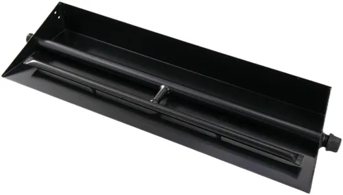 Miniatura 12 de 15"-28" Quemador de sartén para chimenea de gas Quemador de chimenea de gas Hogueras de gas Quemador de leña de propano (15 Pulgadas Dos Tubos)