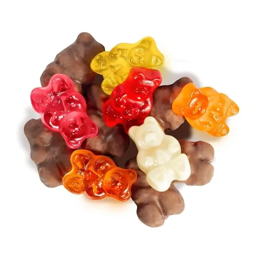 Miniatura 2 de Grandys Candys Osos de goma cubiertos de chocolate con leche, a granel, súper ahorradores (1 libra)
