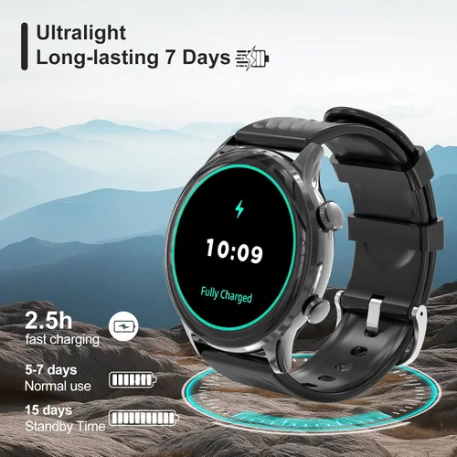 Miniatura 7 de Relojes inteligentes para mujer, reloj inteligente deportivo para responderhacer llamadas, IP68 rastreadores de fitness con frecuencia cardíaca