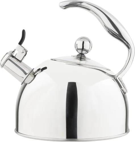 Miniatura 12 de Viking Tetera de acero inoxidable de 3 capas, olla de agua caliente de 2.6 cuartos de galón con tapa de vidrio templado, mango ergonómico, listo