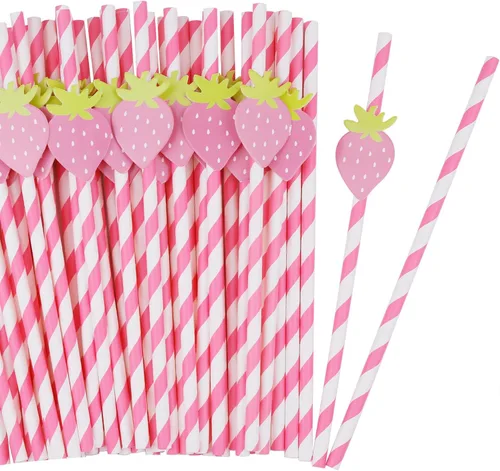 Miniatura 9 de 50 popotes de papel de margaritas desechables, pajitas de margaritas para hojas de otoño, bodas, baby shower, suministros de fiesta de cumpleaños
