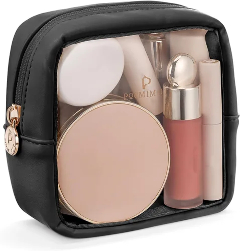Miniatura 26 de Pocmimut Mini Bolsa de Maquillaje, Bolsa de Maquillaje Transparente para Viaje, Bolsa de Aseo Personal, Monedero, Accesorios para Coche, Cosas