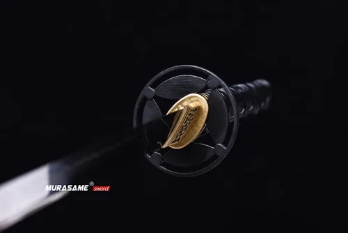 Miniatura 8 de MURASAME Katana Espada 41" T10 Acero Real Hamon Maquinilla de afeitar afilada espiga completa hecha a mano