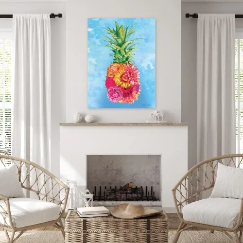 Miniatura 5 de Fine Art Canvas Gregory Gorham, obra de arte sobre lienzo de piña, 30.0 in de ancho x 40.0 in de alto, decoración de pared grande envuelta