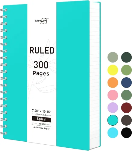 Miniatura 54 de RETTACY Cuaderno de bolsillo, 160 páginas forradas, tamaño mini A6 (4.5" × 5.7"), para trabajo, diario, escritura, papel grueso de 100 g/m²