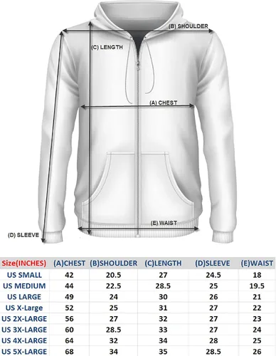 Miniatura 6 de Sudadera con capucha de forro polar pesado con cremallera completa para hombre