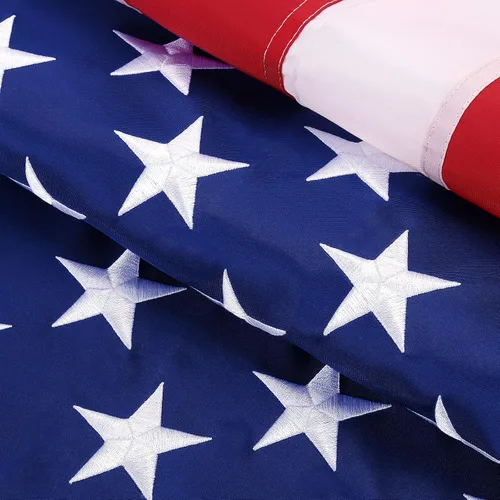Bandera estadounidense de 3 x 5 para exteriores, bandera estadounidense resistente de 3 x 5 pies, banderas estadounidenses para exteriores de 3 x 5,