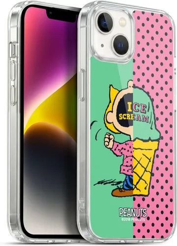 Miniatura 86 de Head Case Designs Funda de gel con licencia oficial de Peanuts Snoopy & Woodstock Halfs and Laughs [protección de grado militar] compatible
