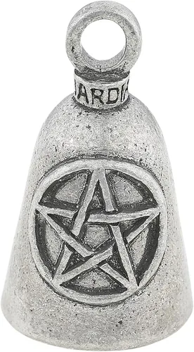 Miniatura 17 de Campana de buena suerte contra el mal de ojo de Guardian Bell con llavero y bolsa de regalo de terciopelo negro Regalo de buena suerte de peltre