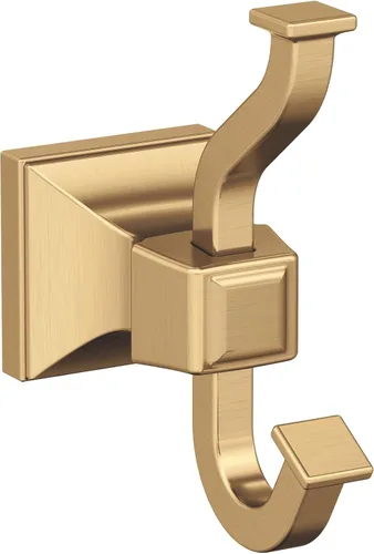 Miniatura 22 de Amerock BH36020G10 Gancho único para bata de níquel cepillado Soporte de toalla de 4-1/4 pulg. (108 mm) de longitud Mulholland Gancho