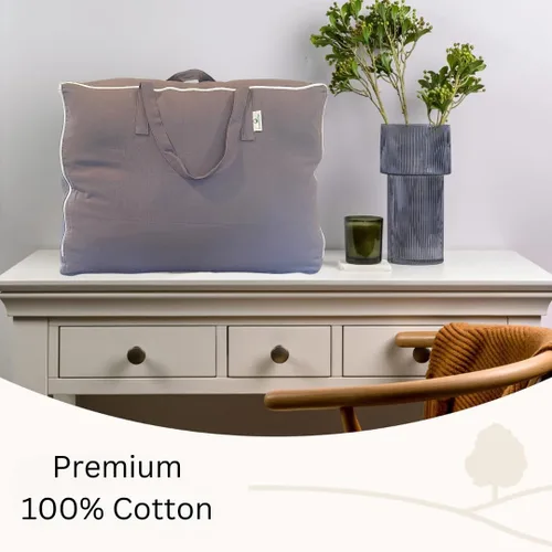 Miniatura 4 de Bolsa de almacenamiento para mantas y edredones con asas para edredones, mantas, ropa de cama y prendas de vestir Bolsa organizadora transpirable