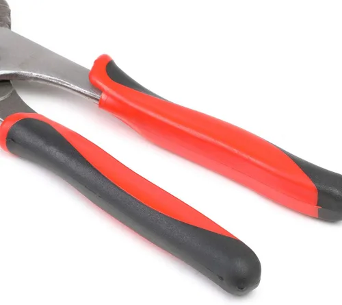 Miniatura 4 de DNA Motoring TOOLS-00074 - Alicates para juntas de ranura de 8 pulgadas, alicates endurecidos con dientes tratados térmicamente, agarres de PVC