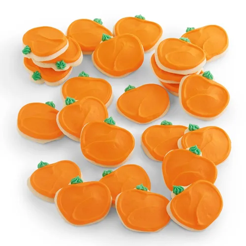 Miniatura 4 de Cheryl's Cookies Galletas en forma de manzana, con 24 galletas de azúcar esmeriladas de crema de mantequilla, envueltas individualmente, regalo