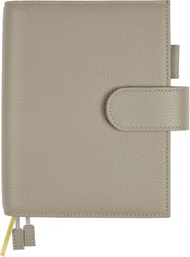 Miniatura 13 de Funda de cuero A6 para planificador Hobonichi, Stalogy, Midori Hibino, Leuchtturm1917 y más - con trabilla para bolígrafos, ranuras para tarjetas