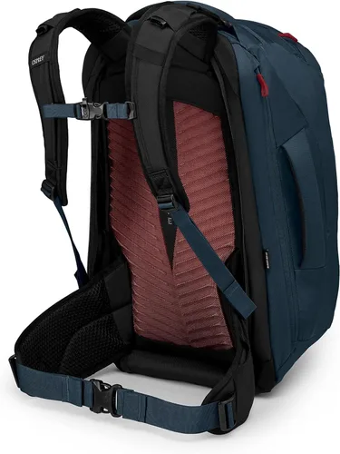 Miniatura 7 de Osprey Farpoint 40L Mochila de viaje para hombre, azul espacial apagado
