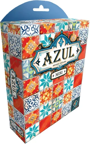 Azul Mini Juego de Mesa - Diversión Portátil de Colocación de Fichas, Juego de Estrategia para Niños y Adultos, Edades 8+, 2-4 Jugadores, Tiempo de