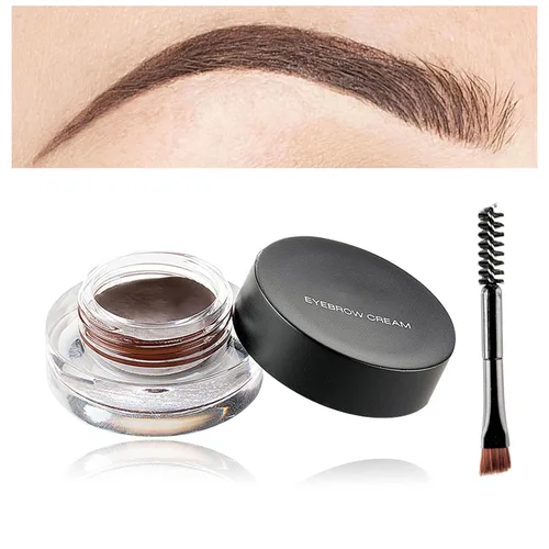 Miniatura 18 de Crema de pomada para cejas, gel de pomada de cejas naturalmente de larga duración, impermeable, cosméticos de maquillaje de cejas delicados y suaves