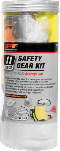 Miniatura 7 de Performance Tool W1763 Kit de seguridad esencial (11 piezas) - Herramientas de emergencia automotrices compactas y duraderas para tu automóvil
