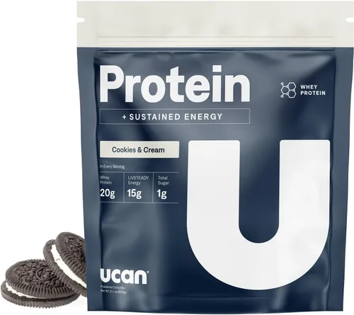 Miniatura 10 de UCAN Energy + Plant Protein Powder - Proteína vegana a base de plantas, 0.71 oz de proteína de guisante con aminoácidos EAA y BCCA - Proteína