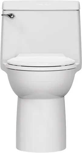 Miniatura 5 de American Standard 2004314.020 Champion - Inodoro de una pieza con asiento de inodoro, parte delantera alargada, altura estándar, blanco, 1.6 gpf